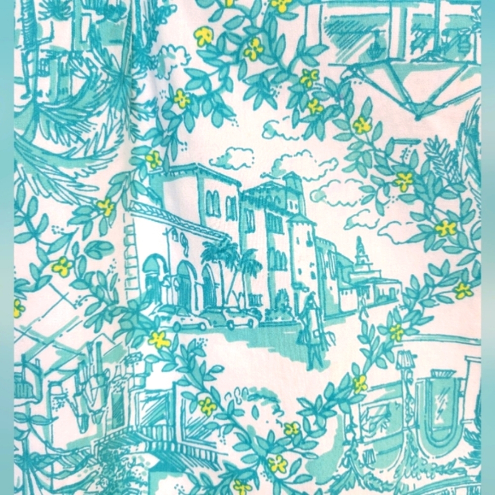 Lily Pulitzer Vintage Worth Avenue Toile Lenore White Label Sleeveless Dress - Picture 4 of 10